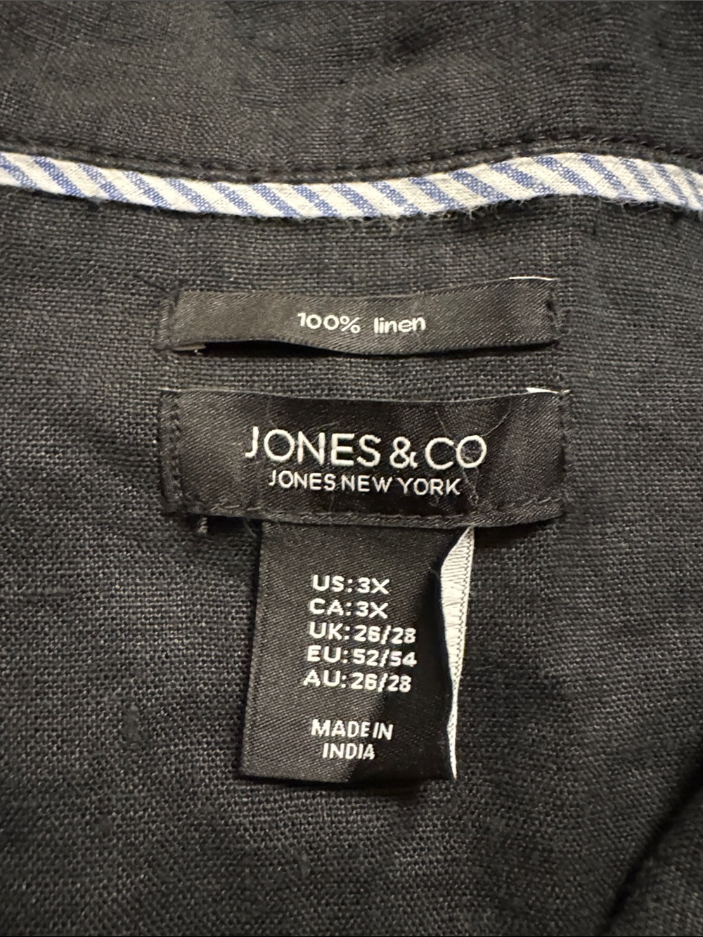 Jones New York Black Utility Button-Front Jacket - Picture 5 of 5